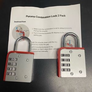 Combination Lock 2 pack